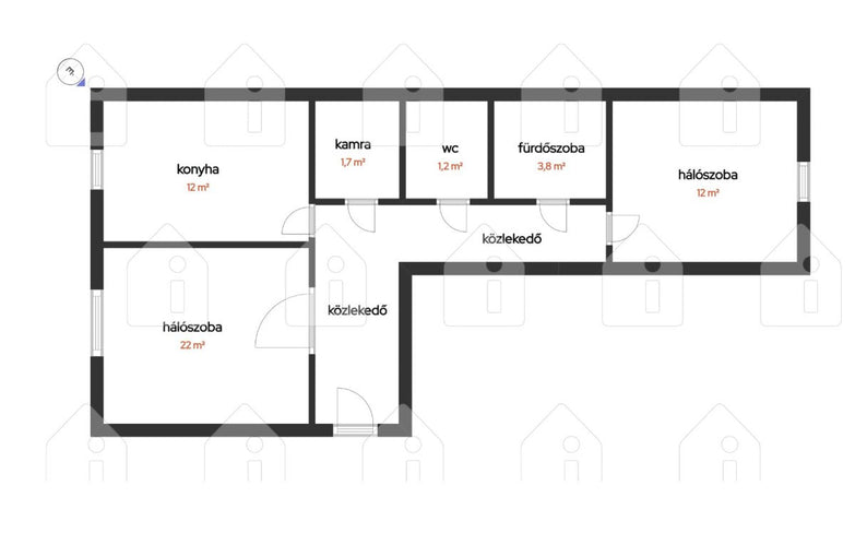 61 m²-es, 2. emeleti tégla lakás eladó Kecskeméten, a Szent-Györgyi Albert utcában