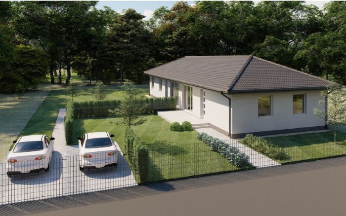 Kényelmes, új építésű családi ház eladó Katonatelepen