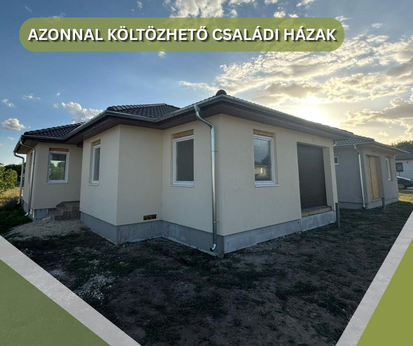 Karácsonyozzatok már az új otthonotokban! Green Lakóparki családi házak már 85M Ft-tól, telekkel együtt!!