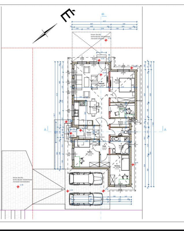 Modern 3 szobás családi ház – 93 m², terasszal és rendezett kerttel Katonatelepen