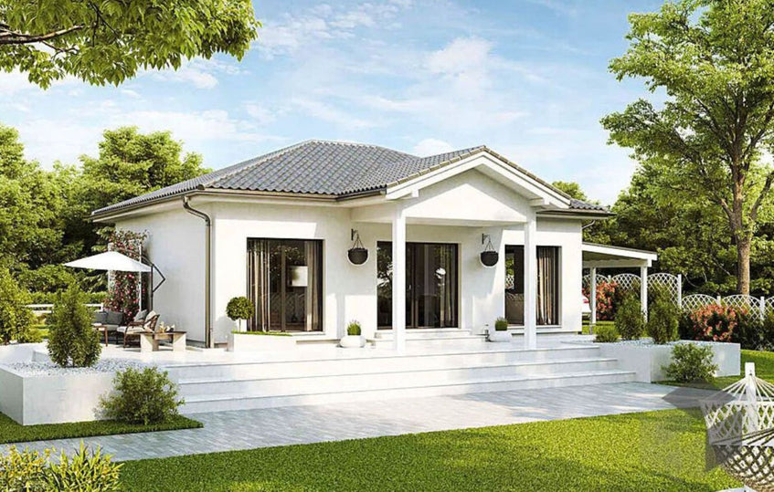 Netto 82 nm-es új építésű kertes ház, Kecskemét Felsőszéktóban