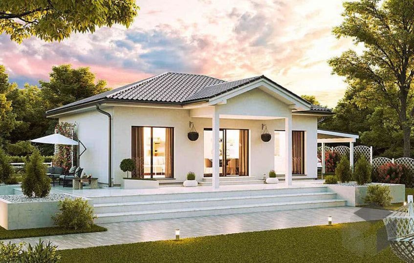 Netto 82 nm-es új építésű kertes ház, Kecskemét Felsőszéktóban