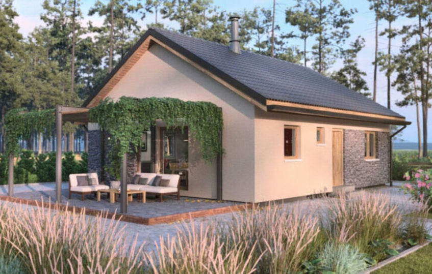 Modern új építésű NETTÓ 83 nm-es családiház, Kecskemét Felsőszéktón eladó