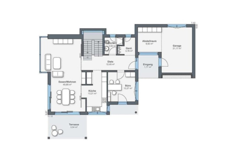 Modern városi tégla építésű villa a Vacsi Gyöngye szívében!