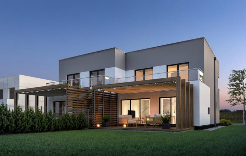 Modern napelemes 117 nm-es otthon várja lakóit Vacsi közben!