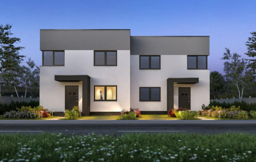 Modern napelemes 117 nm-es otthon várja lakóit Vacsi közben!