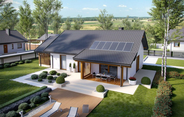 107 m2 új építésű tégla családi ház Katonatelep aszfaltos utcájában
