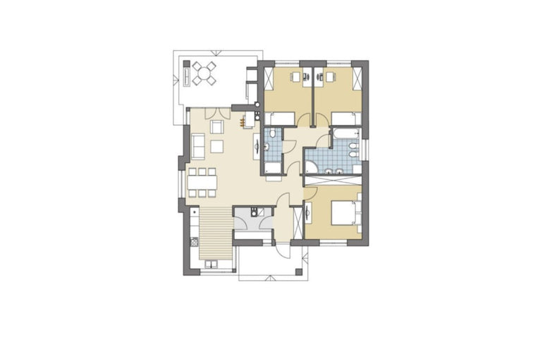 90 m2 új építésű, családi ház, otthon teremtőknek