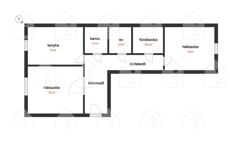 61 m²-es, 2. emeleti tégla lakás eladó Kecskeméten, a Szent-Györgyi Albert utcában